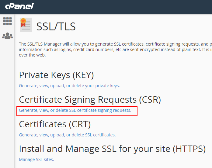 SSL Certificate installation